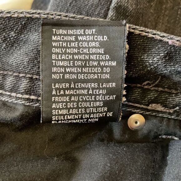 Style & Co Curvy Fit Boot Cut Wide Leg High Rise Jeans With Rhinestones 14 - Picture 15 of 16